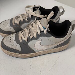 Nike Kids Sneakers Gray and White